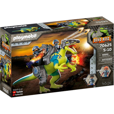 Playmobil Rise Spinosaurus: doppia difesa