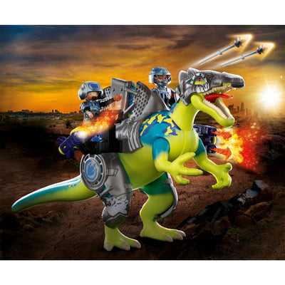 Playmobil Rise Spinosaurus: doppia difesa
