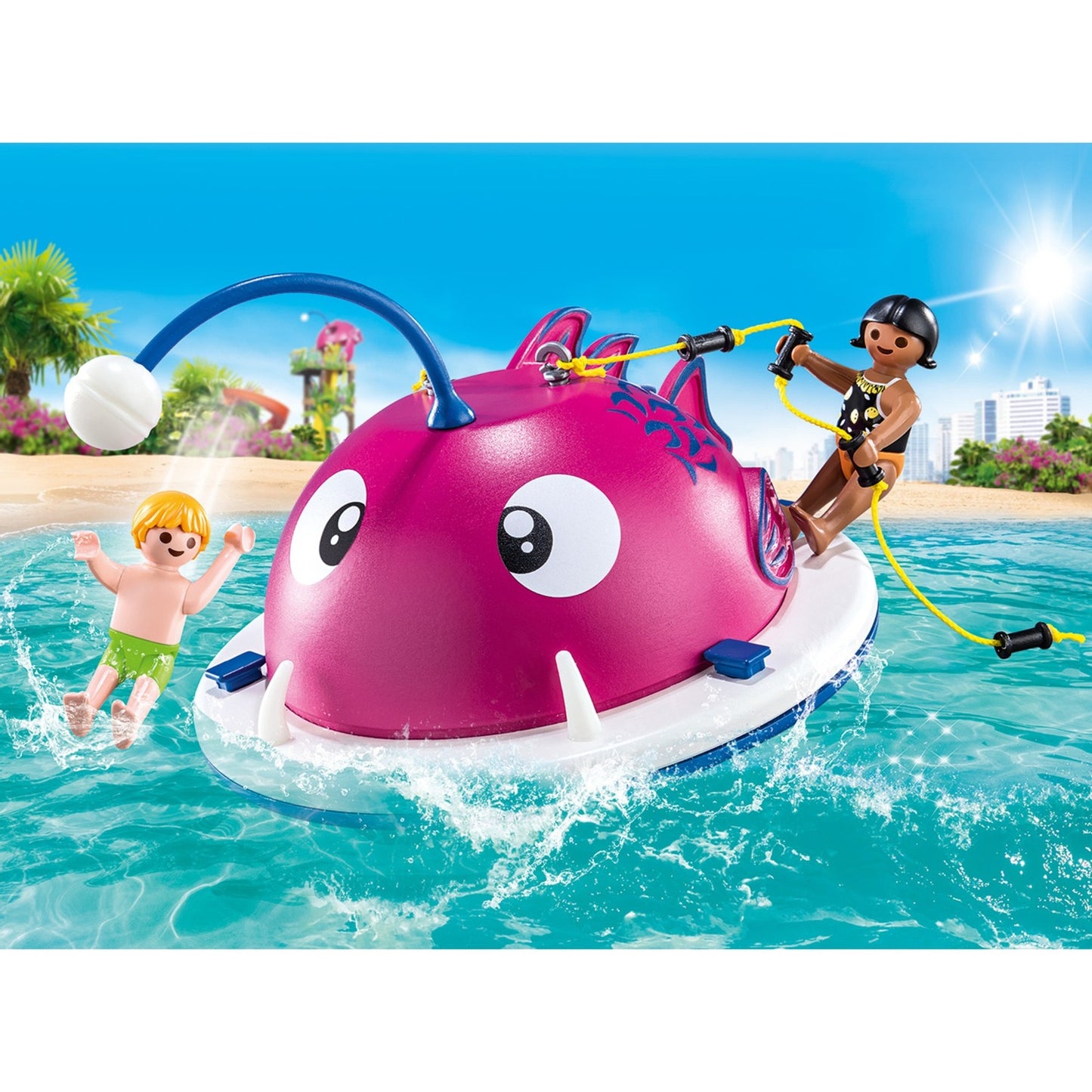 Playmobil famy divertente arrampicata da nuoto isola