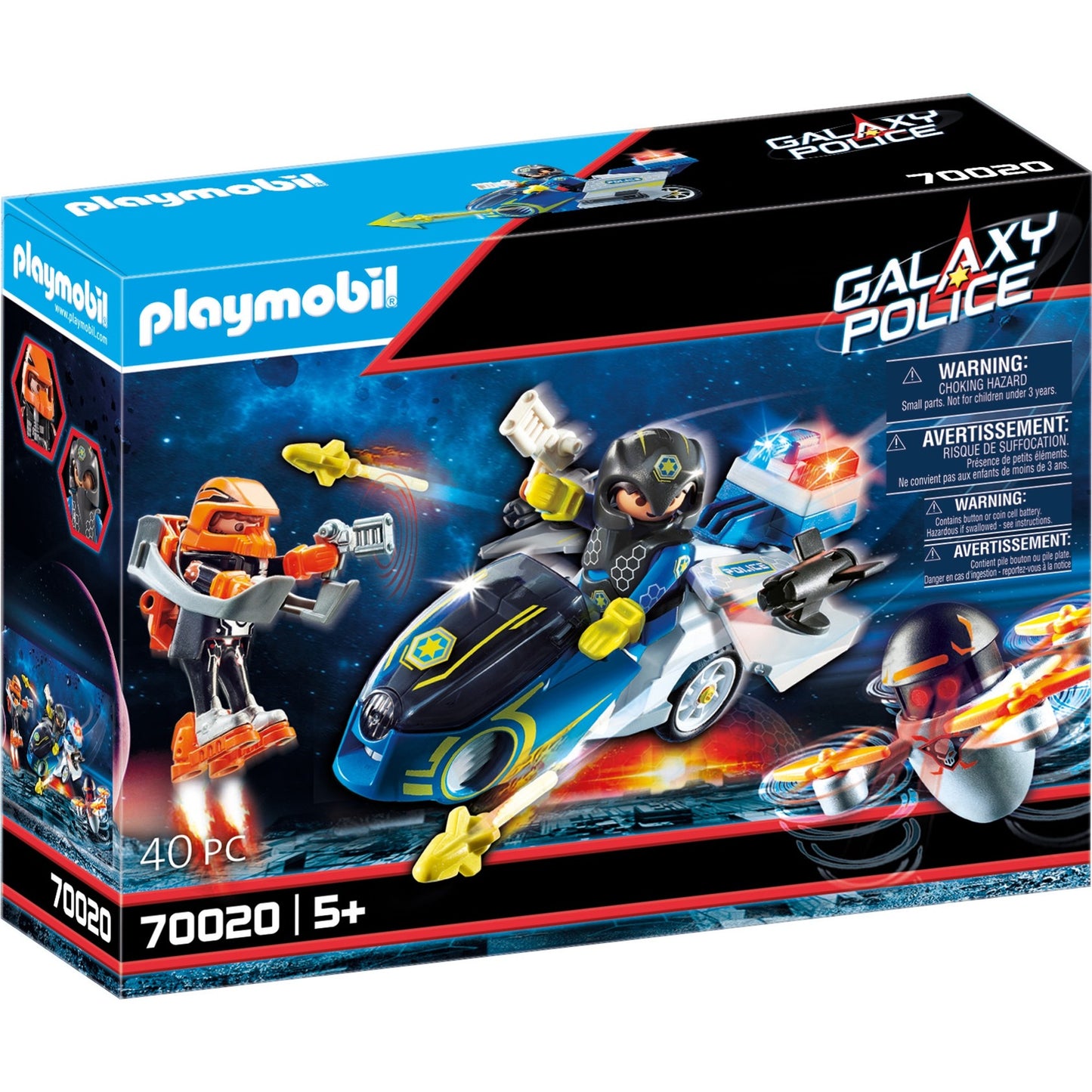 Playmobil Galaxy Police Galaxy Police Motor Bike