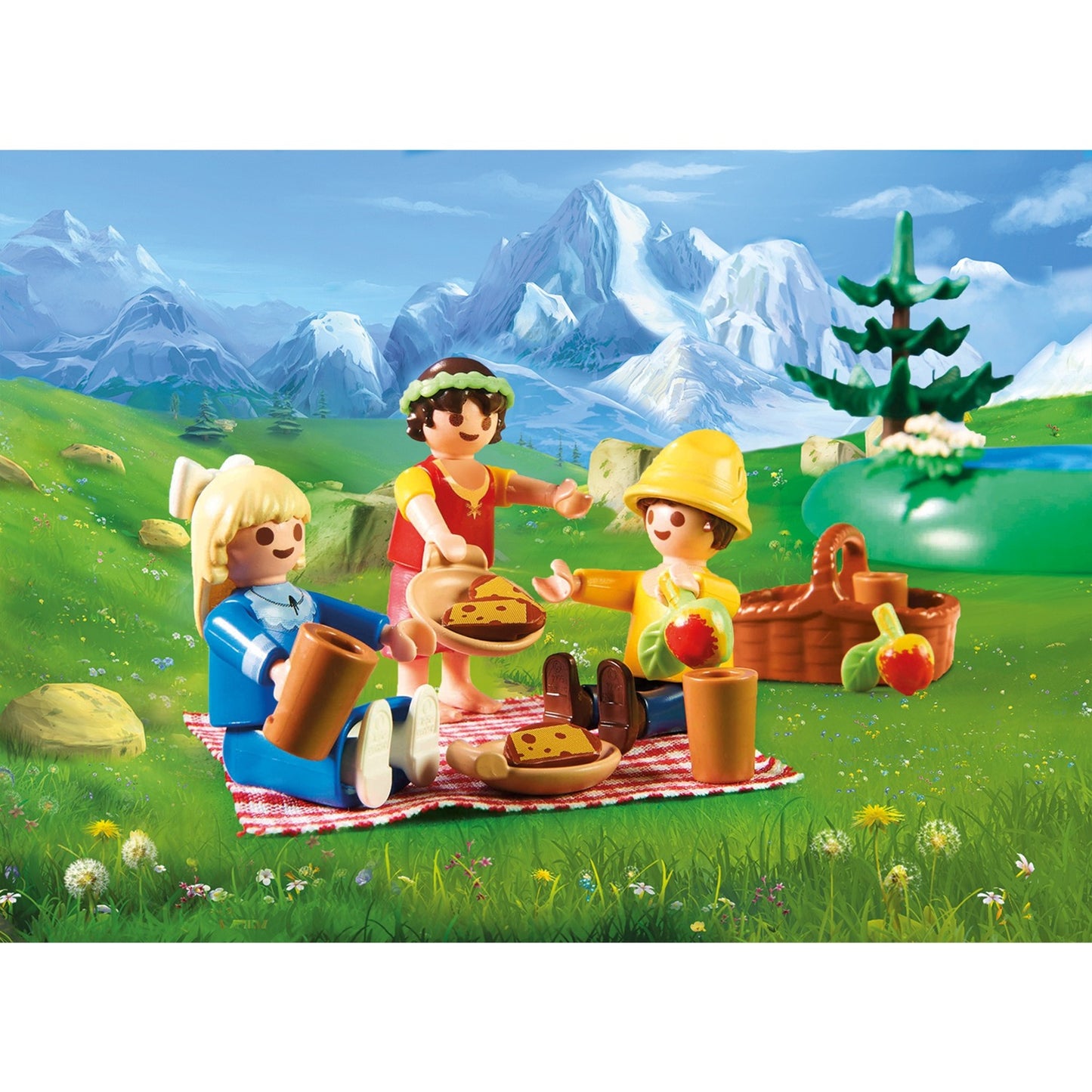 Playmobil 70254 Heidi, Klara y Peter en el lago