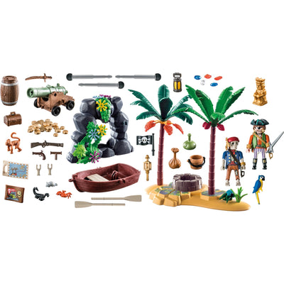 Playmobil Pirates Pirate Treasure con scheletro