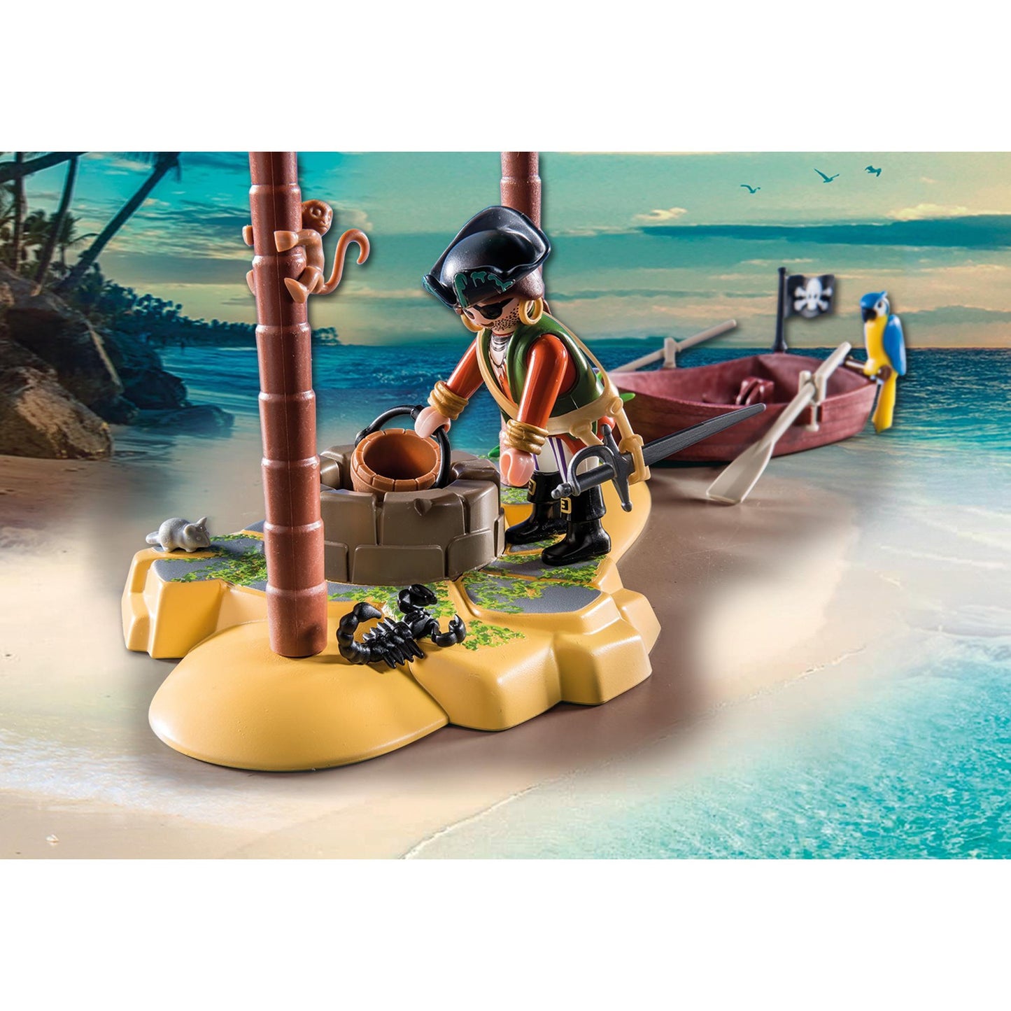 Playmobil Pirates Pirate Treasure con scheletro