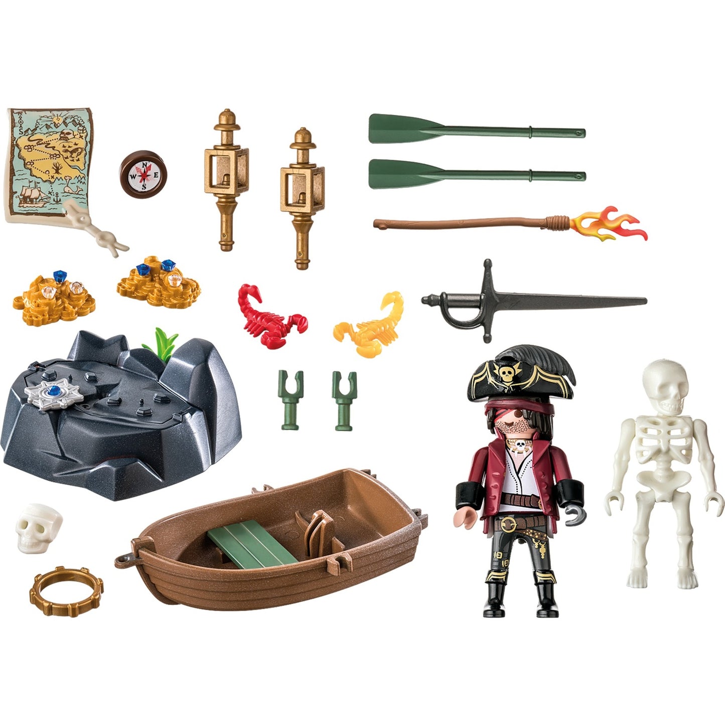 PlayMobil Starterpack Pirate con canottaggio 71254