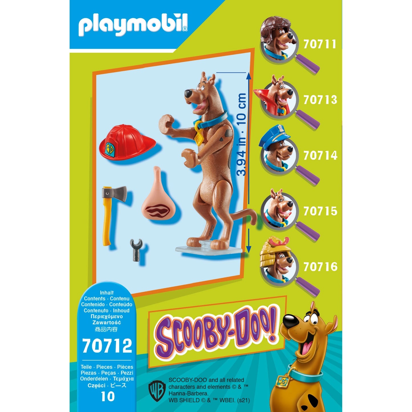Playmobil Scooby-Doo! Figura da collezione Fireman
