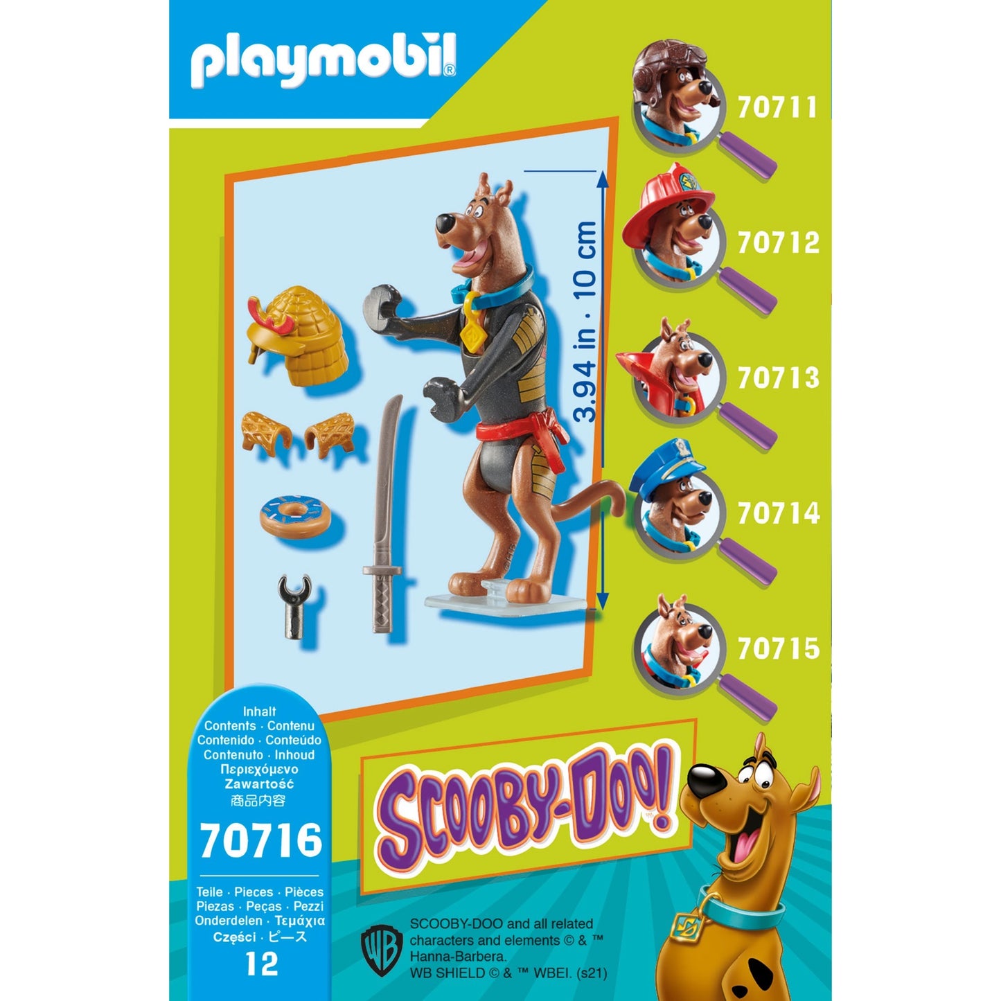 PlayMobil Scooby-Doo! Figura colectiva samurai