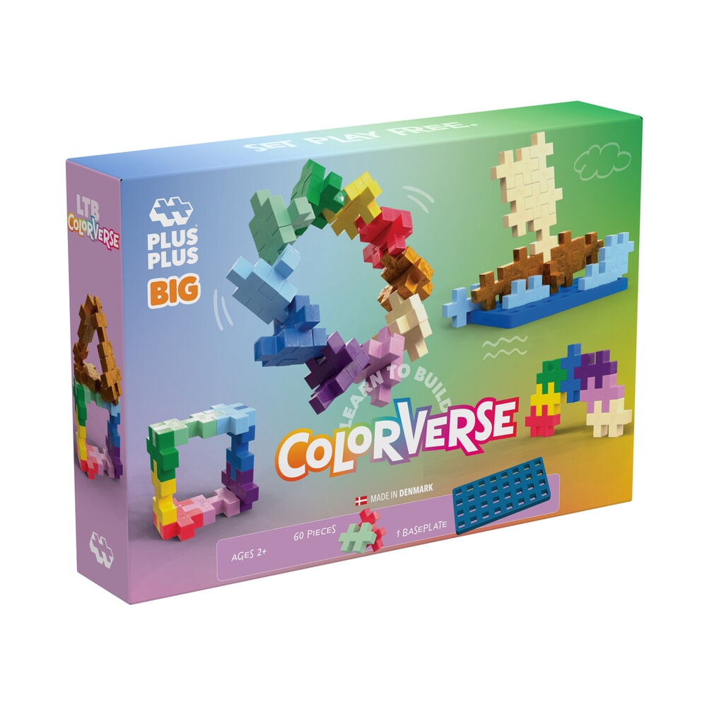 Plus plus big impara a costruire - colorverse plus-plus big (3998)