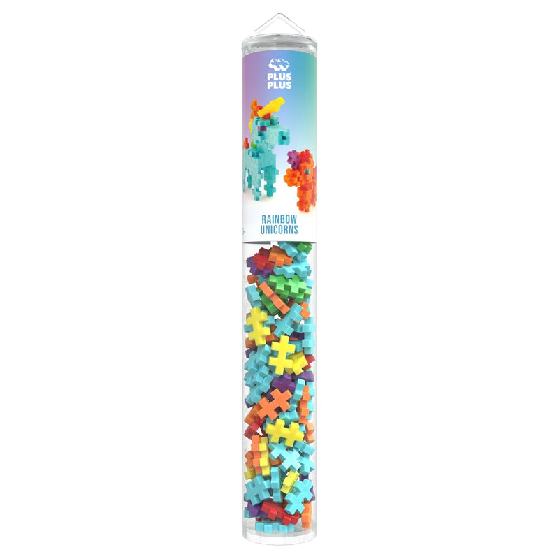 Tubo da 100 pezzi Plus Plus Plus Plus Unicorni arcobaleno (4372)