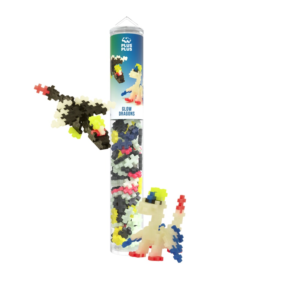 Tubo da 100 pezzi Plus Plus Plus Plus Glow Dragons (4377)