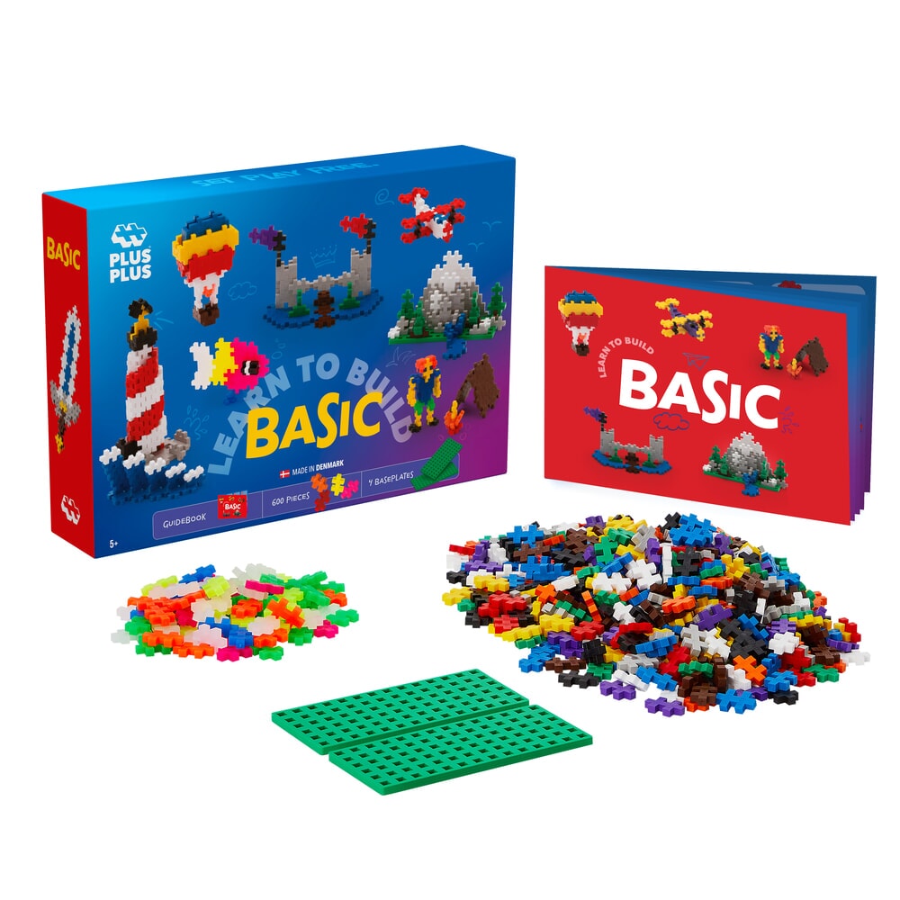 Plus plus learn to build basic plus-plus: 600 stuks (5008)