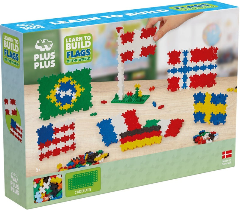 Plus plus impara a costruire le bandiere plus-plus: 700 pezzi (3932)