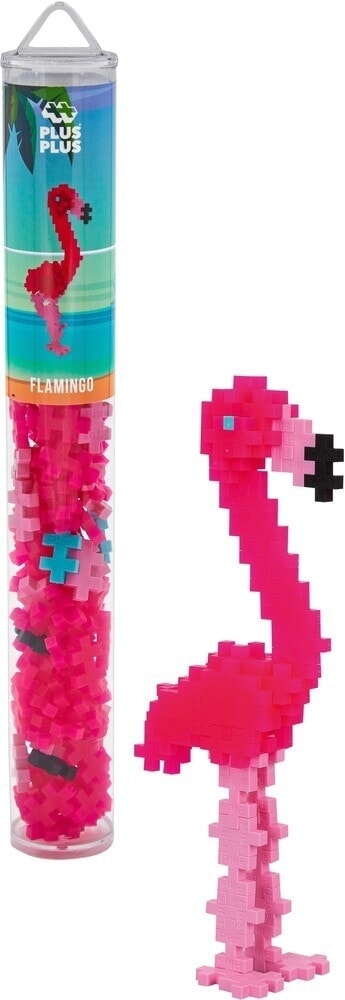 Plus plus tubo fenicottero plus-plus: 100 pezzi (4242)
