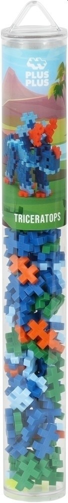 Tubo plus plus triceratops plus-plus: 100 piezas (4094)