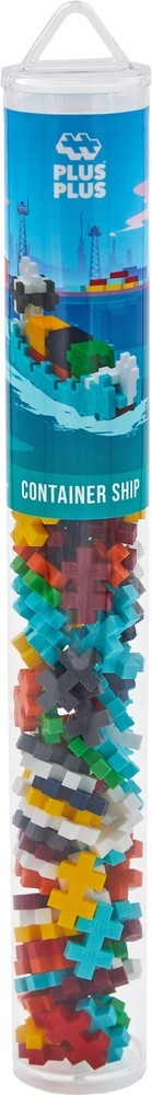 Plus plus nave portacontainer tubo plus-plus: 100 pezzi (4286)