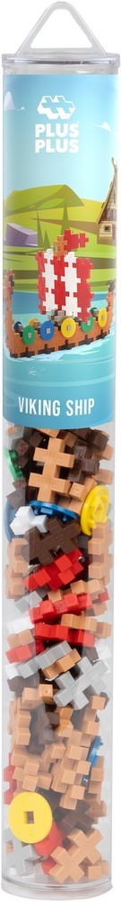 Plus plus tubo nave vichinga plus-plus: 100 pezzi (4312)