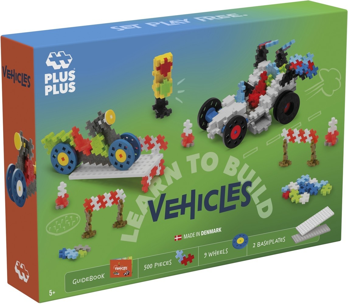 Plus plus impara a costruire veicoli plus-plus: 500 pezzi (7011)