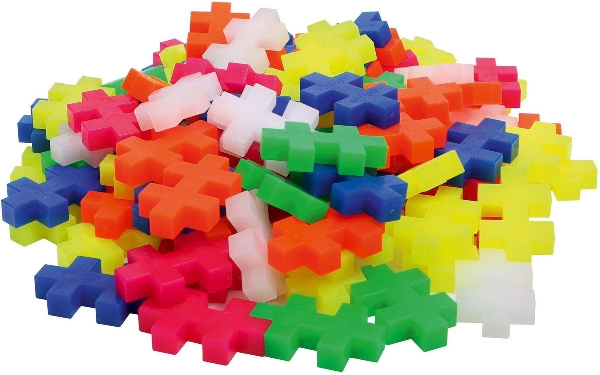 Plus plus tubo neon big plus-plus: 15 pezzi (3286)