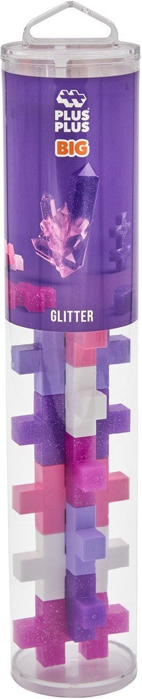Plus plus tubo glitter big plus-plus: 15 pezzi (3432)