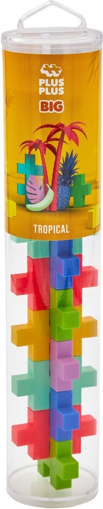 Plus plus tubo tropical big plus-plus: 15 pezzi (3431)