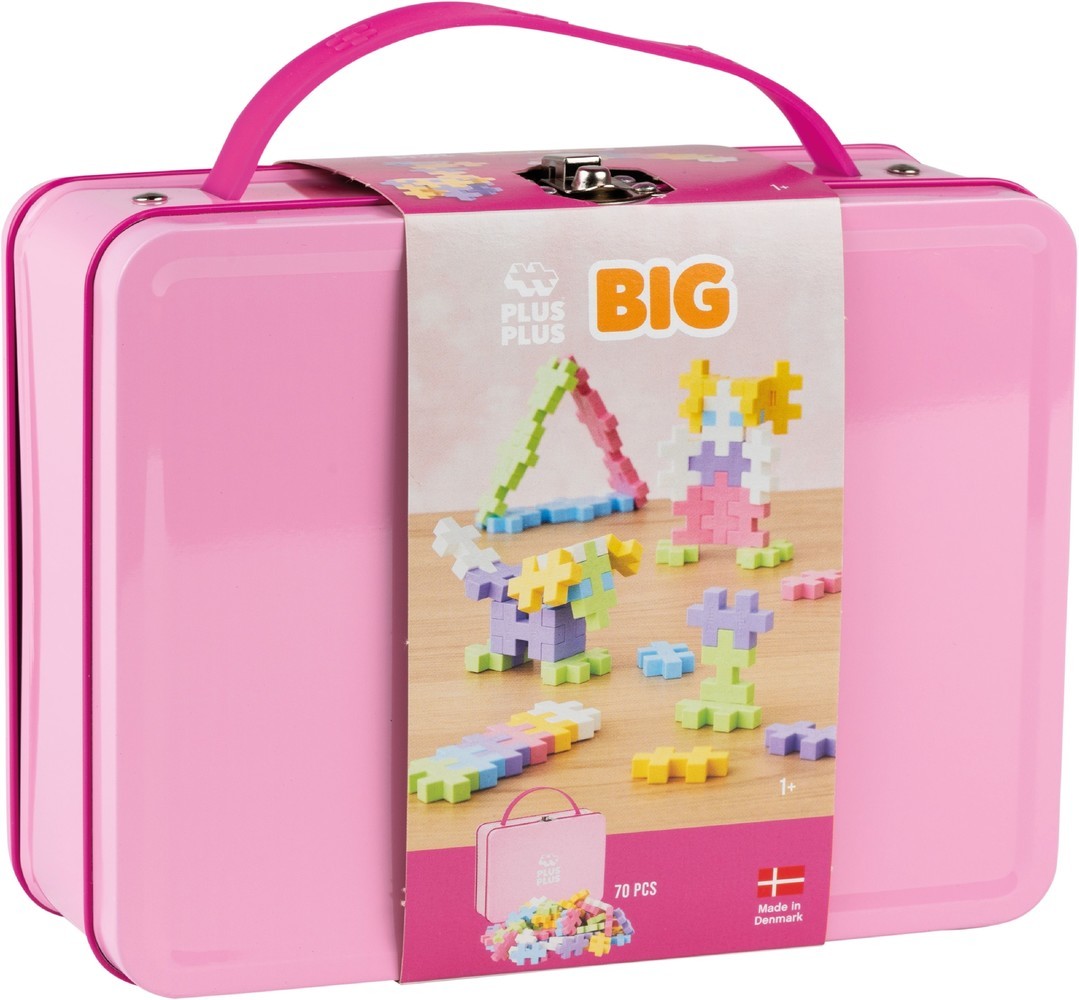 Plus plus scatola portaoggetti pastello big plus-plus: 70 pezzi (3275)