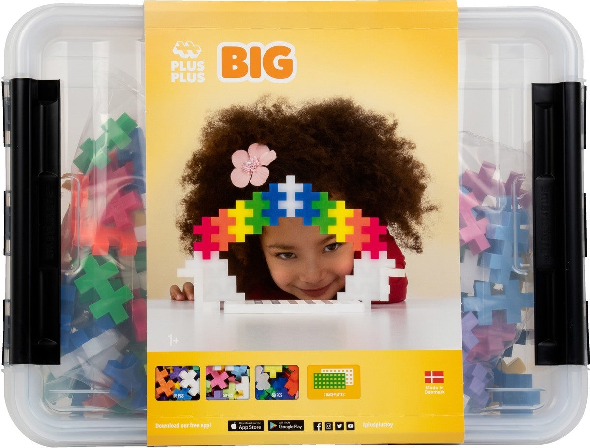 Scatola portaoggetti Plus Plus grande plus-plus: 200 pezzi (3413)