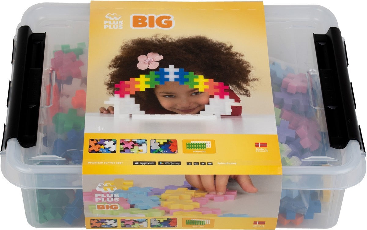 Scatola portaoggetti Plus Plus grande plus-plus: 200 pezzi (3413)