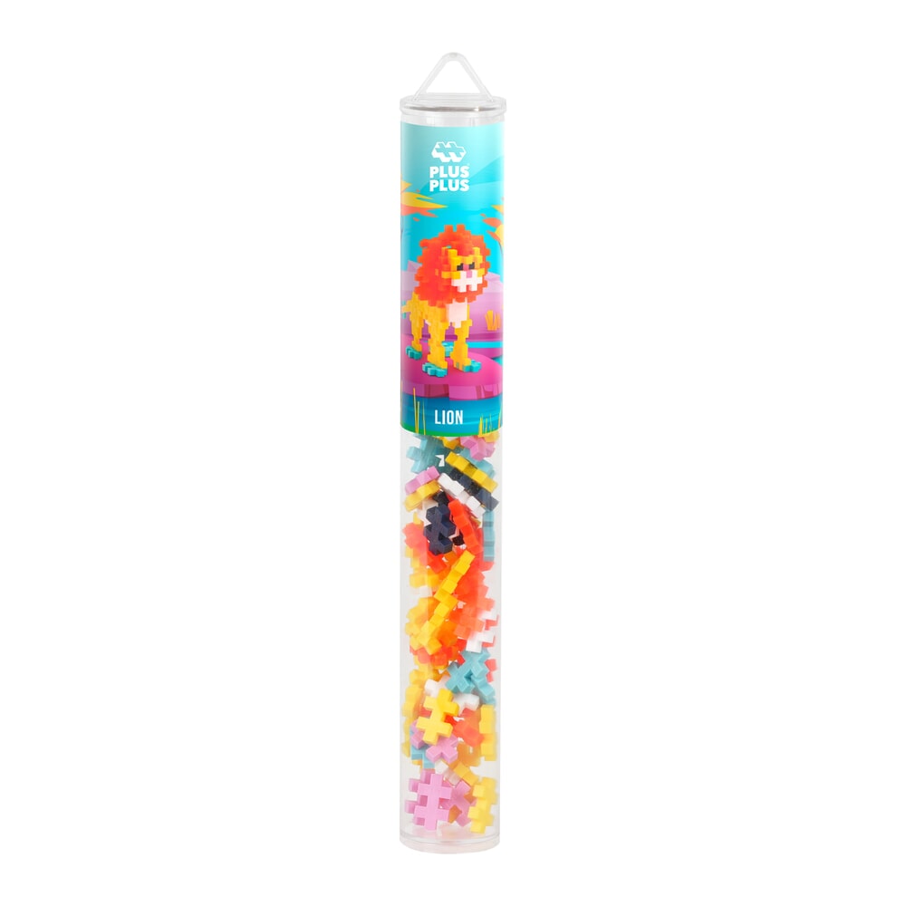 Plus plus plus-plus león: tubo de 100 piezas (4324)