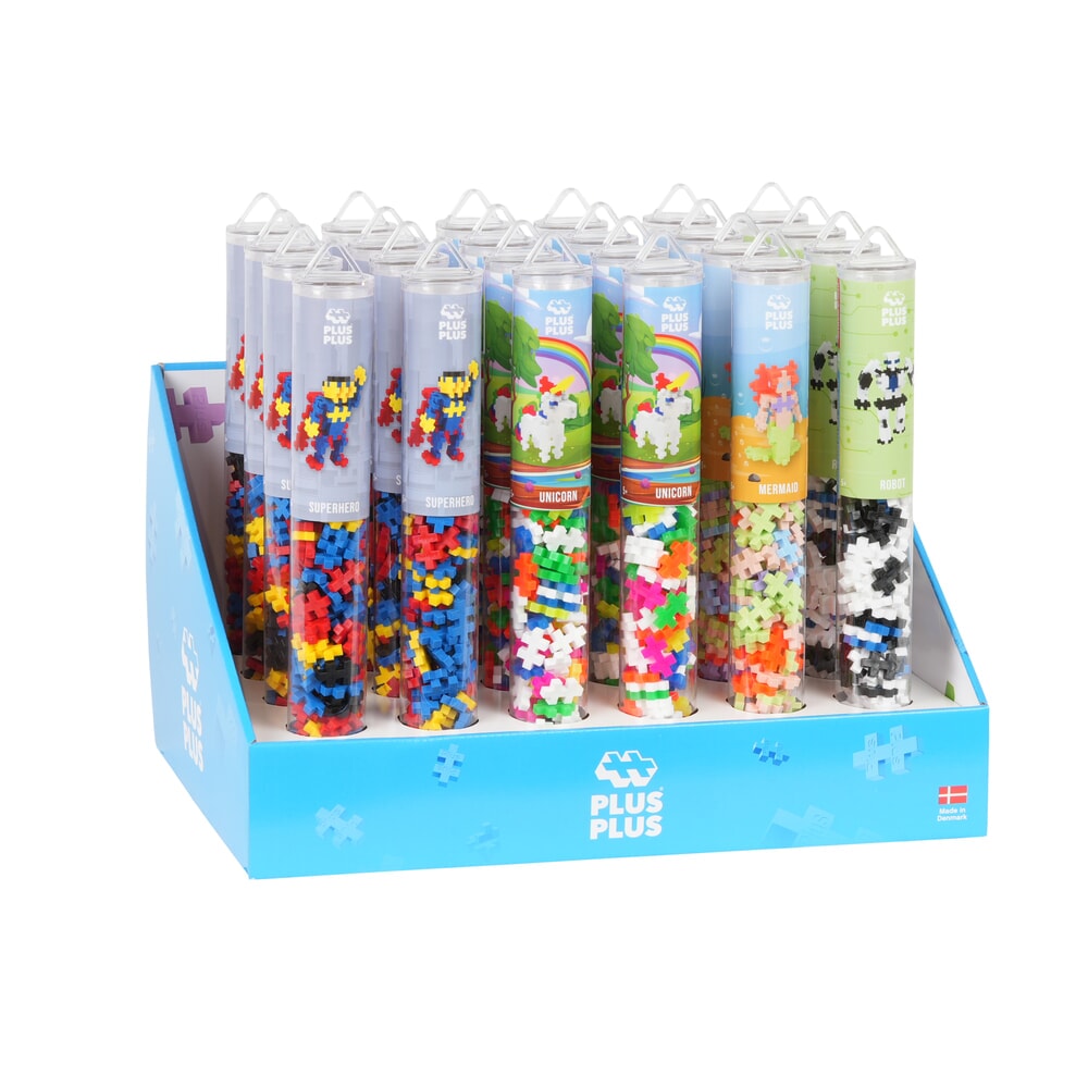 Caratteri plus plus: display plus-plus tubo da 24 pezzi (7235)