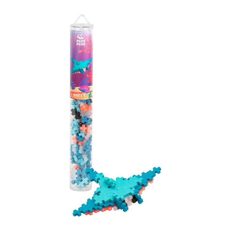 Plus plus plus-plus mantarraya: tubo de 100 piezas (4326)