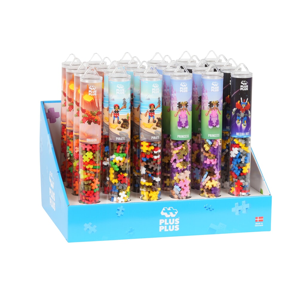 Plus plus caratteri 2: display plus-plus tubo da 24 pezzi (7286)