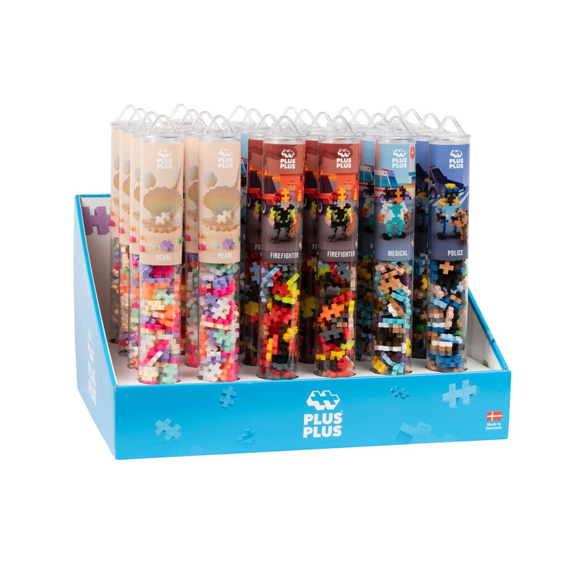 Plus plus eroi di tutti i giorni: tubo plus-plus display da 24 pezzi (7458)