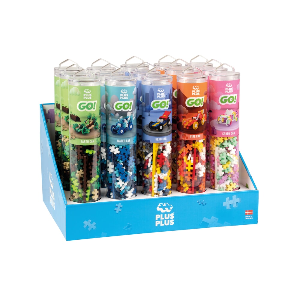 Tubos de coches plus plus plus-plus color: 15 piezas (7280)