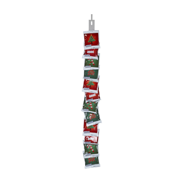 Tira de clips decorativa navideña plus plus plus-plus pbn: 24 piezas (7433)