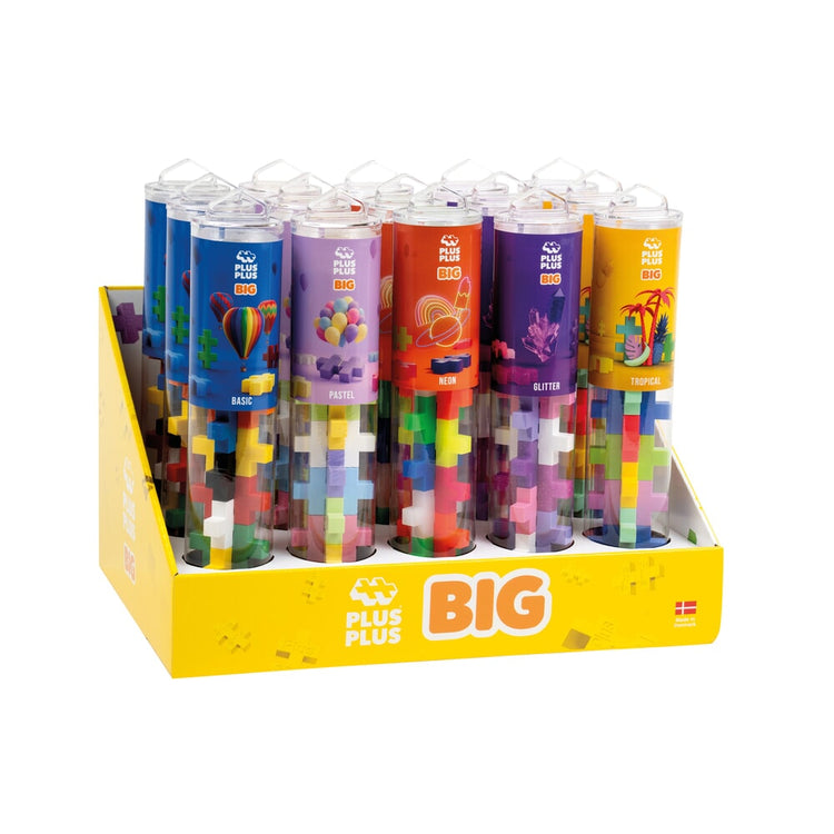 Plus plus plus plus grande espositore da 15 glitter e tropicale (7305)