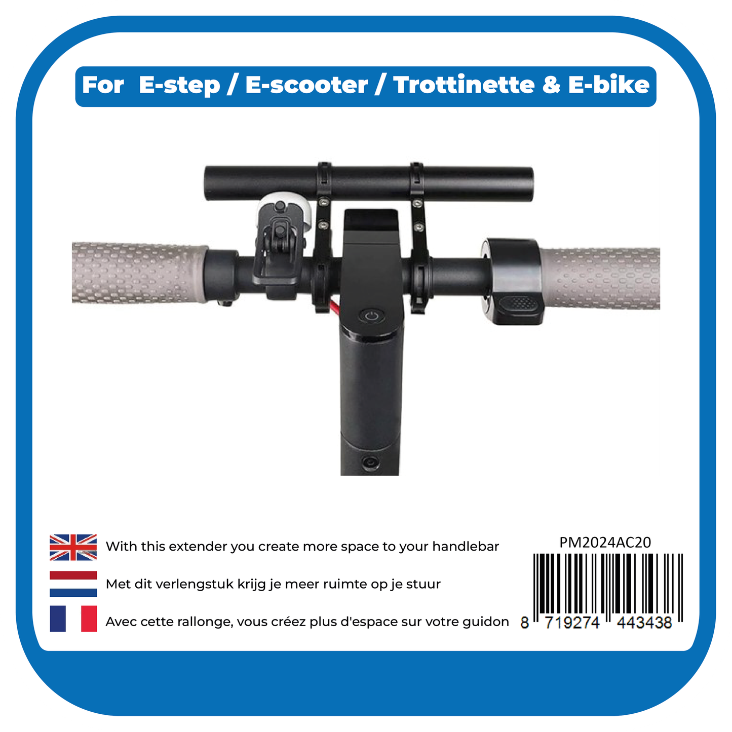 Provisor de dirección E-Mounts pro-montura Groot Black