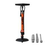 fietspomp met manometer 6 Bar oranje - afbeelding 1