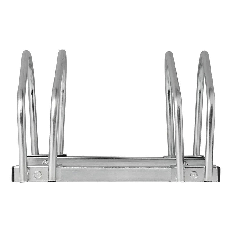 Portabicicletas proplus superior para 2 bicicletas de pared o suelo de acero