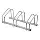 Bicycle rack for three bicycles