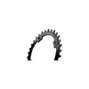 Top a catena 1x E-ring 104bcd M8 36T Acciaio nero