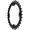 Top a catena 1x E-ring 104bcd M8 36T Acciaio nero