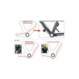 Praxis bottom bracket adapter M30 BB30 PF30 MTB 73mm - afbeelding 2