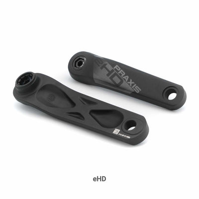 Guarnitura Praxis e-bike tipo 1 alluminio HD ISIS 155mm