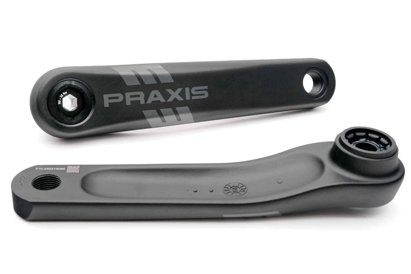 Praxis crankstel e-bike type 1 aluminium isis 150mm