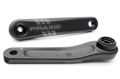 Guarnitura Praxis e-bike tipo 1 alluminio isis 165mm