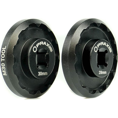 Herramientas de soporte de fondo de praxis M30 Negro