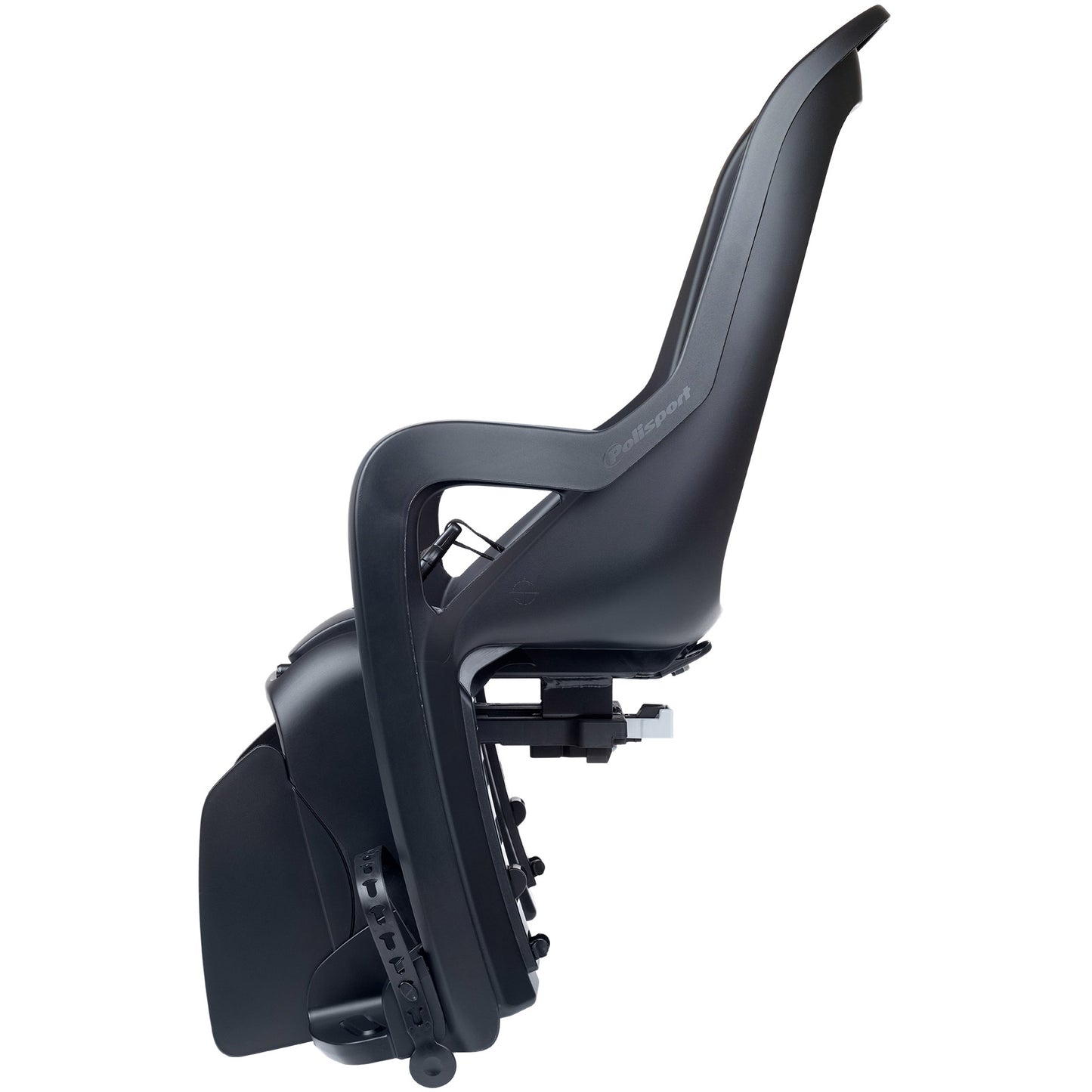 Sedile posteriore Polisport groovy mik-hd grigio scuro nero