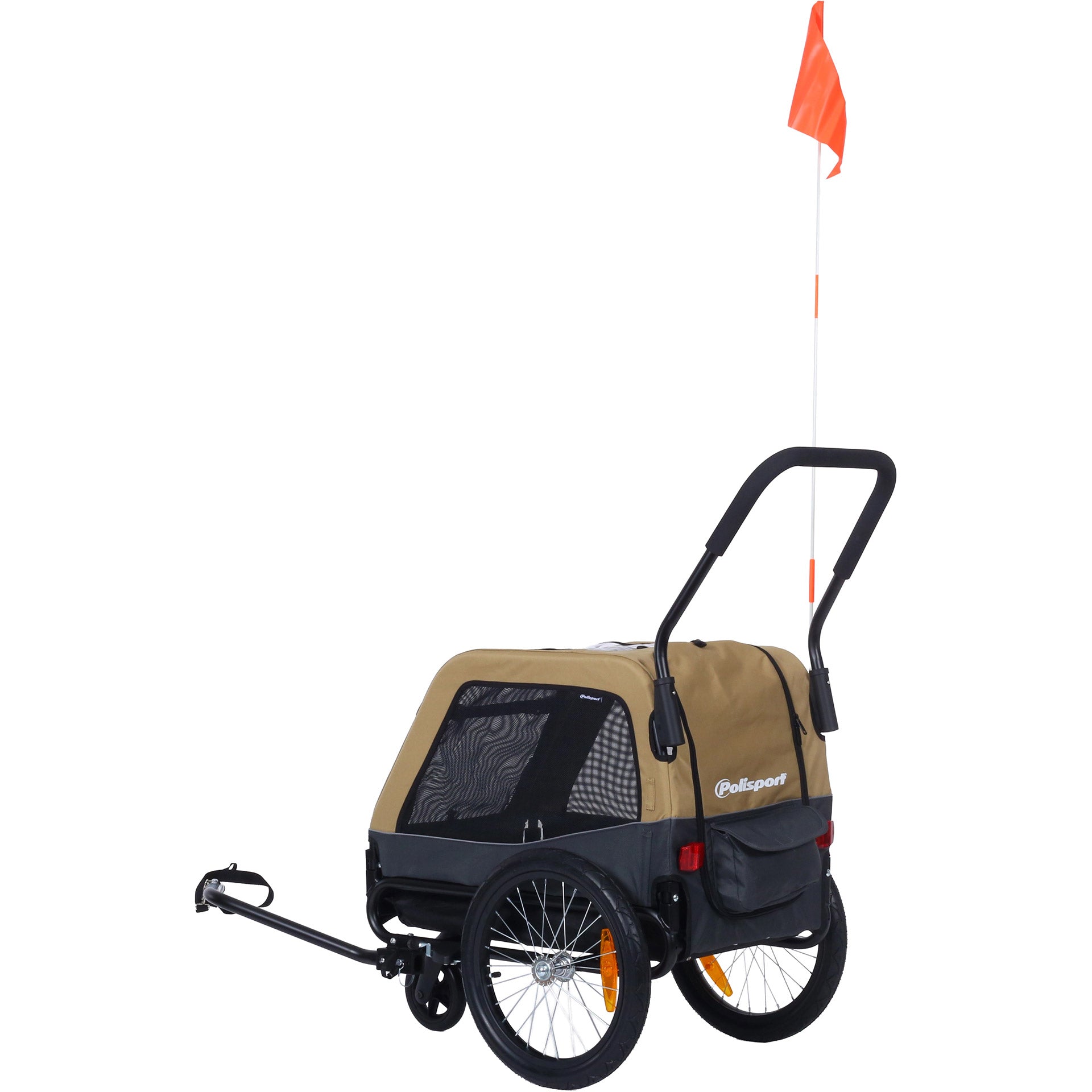 Rimorchio per cani Polisport 20 pollici XL fino a 45 kg