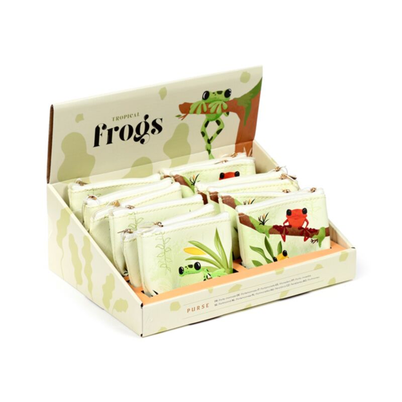 Portafoglio delle rane tropicali in PVC