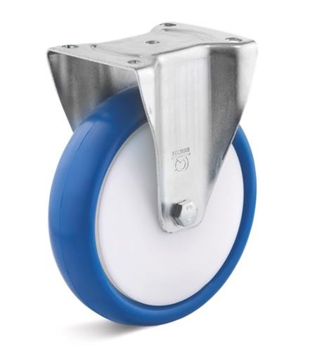 Ruota fissa Torwegge PU ø200 plastica