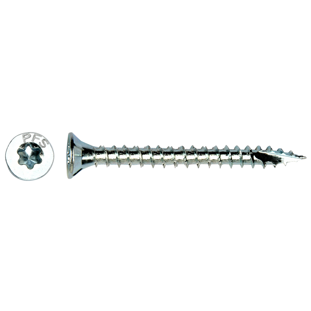 Pgb-europa pfs+ | tornillo para aglomerado pfs+ vzk-t ø 4,0x40 zn - 200 piezas - pfwvtv001004000403